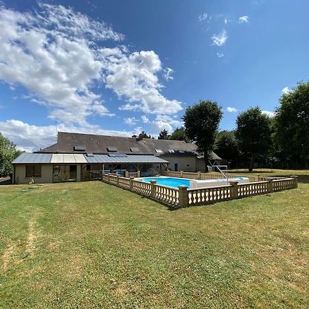 Le Cabaret Paisible Avec Piscine Villa Montierchaume Bagian luar foto
